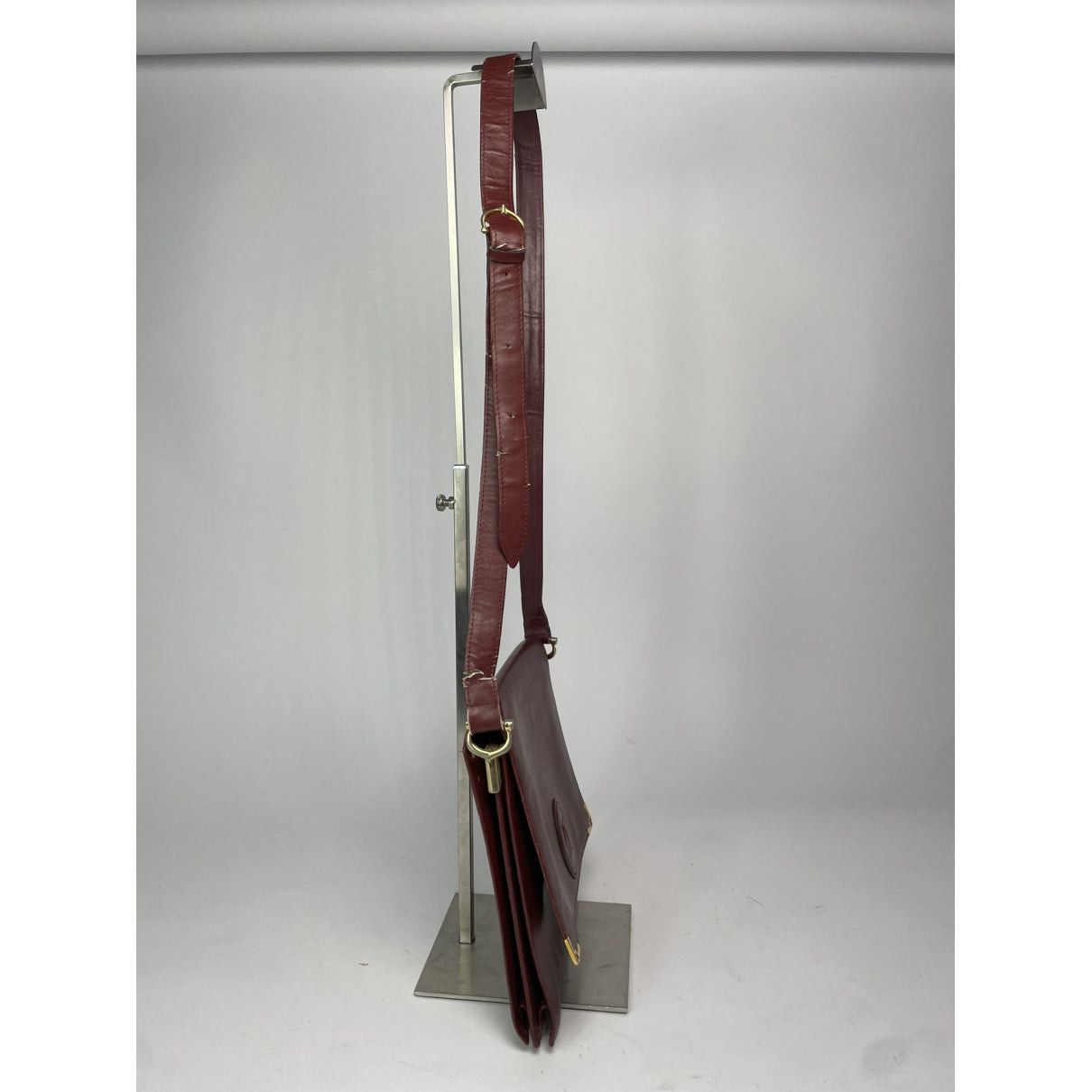 Cartier Trinity Burgundy Leather Handbag Size ONE SIZE - 3 Thumbnail