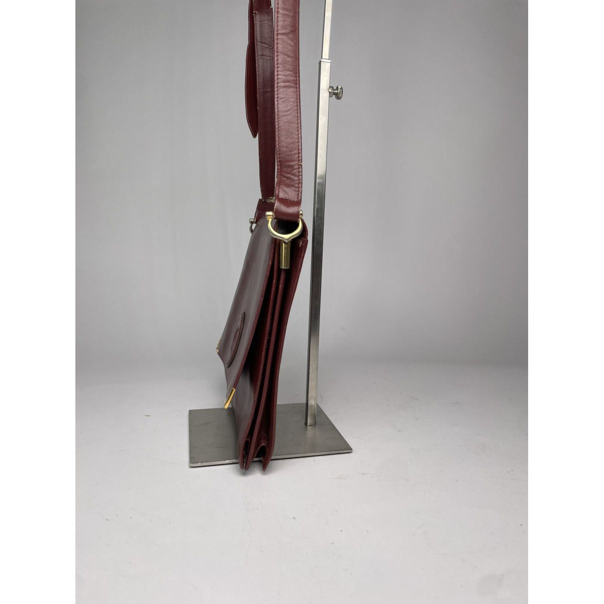 Cartier Trinity Burgundy Leather Handbag Size ONE SIZE - 4 Thumbnail