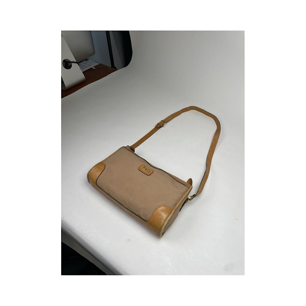 Celine Tabou Beige Leather Handbag Size ONE SIZE - 5 Thumbnail