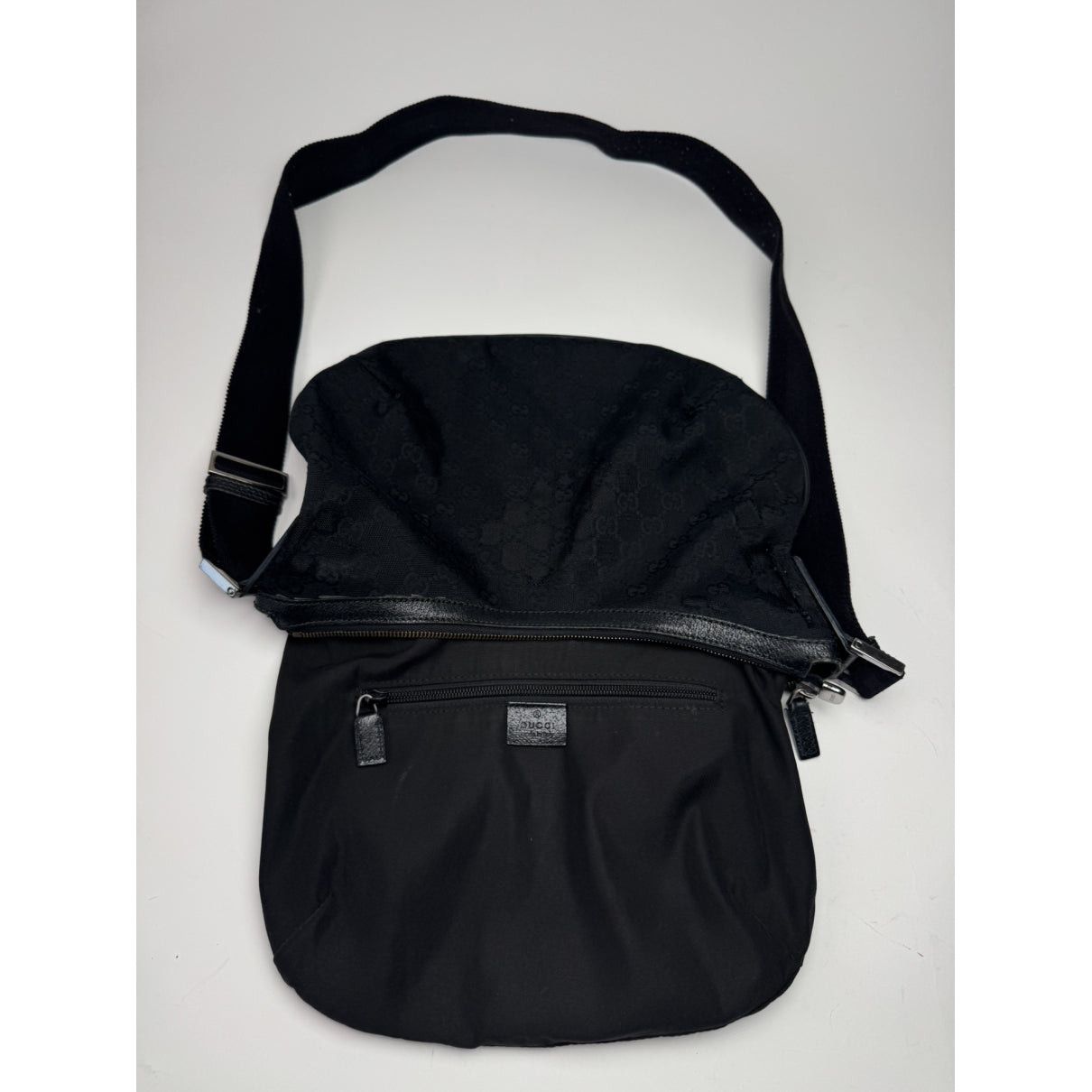 Gucci Jackie Vintage Black Cotton Handbag Size ONE SIZE - 2 Thumbnail