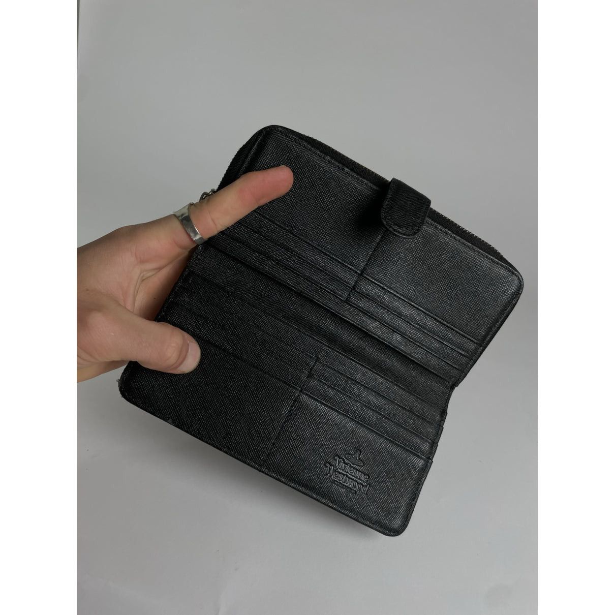 Vivienne Westwood Black Leather Wallet Size ONE SIZE - 4 Thumbnail