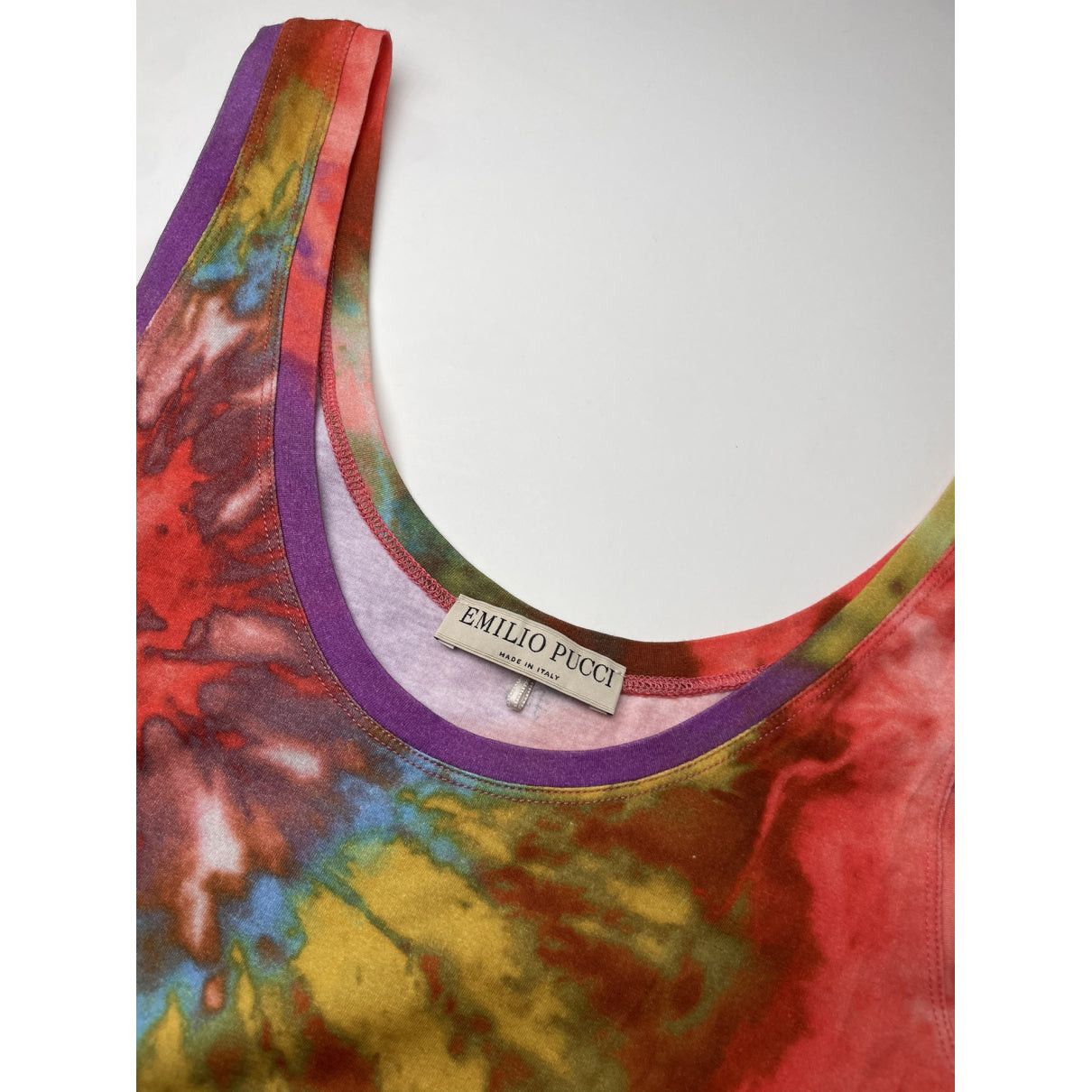 Emilio Pucci Multicolour Cotton Top Size XS / US 0-2 / IT 36-38 - 5 Thumbnail
