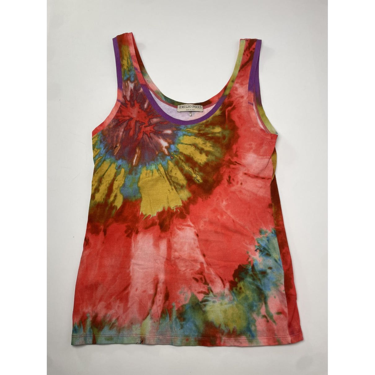 Emilio Pucci Multicolour Cotton Top Size XS / US 0-2 / IT 36-38 - 4 Thumbnail