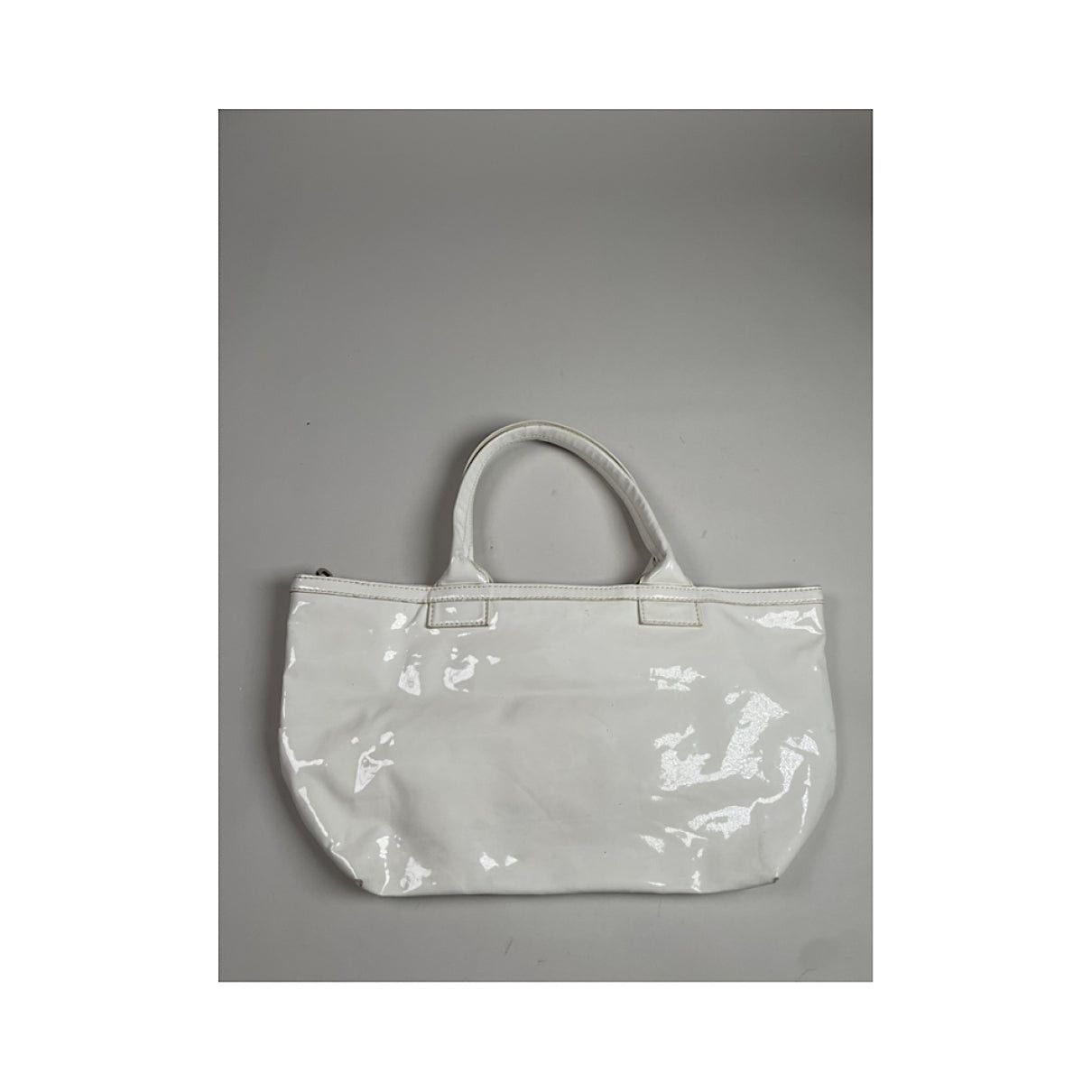Marc by Marc Jacobs White Patent Leather Handbag Size ONE SIZE - 5 Thumbnail