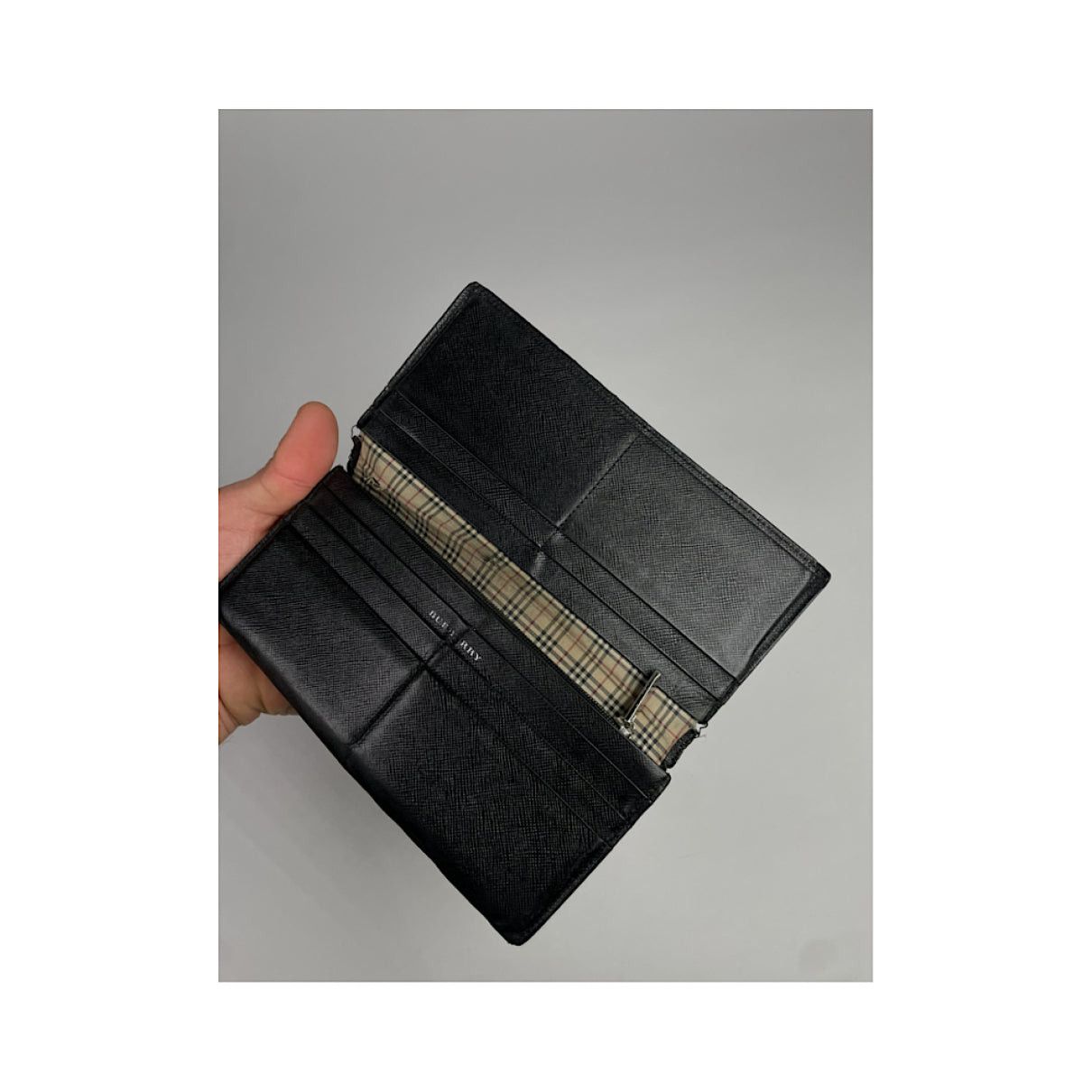 Burberry Black Leather Wallet Size ONE SIZE - 2 Thumbnail