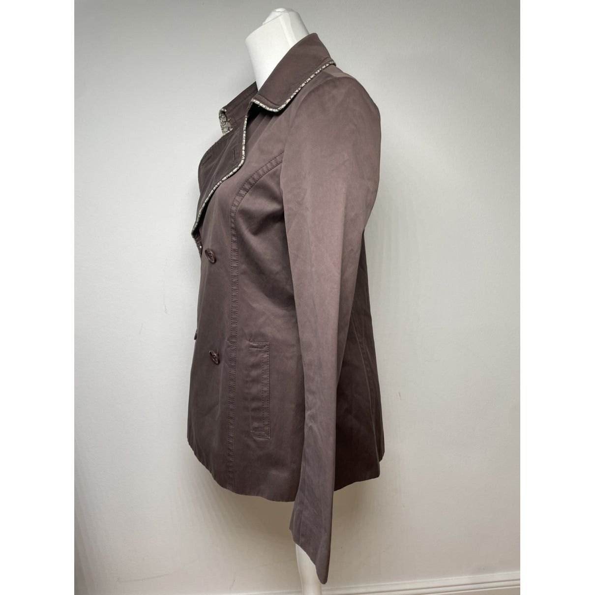 Courreges Courrèges Brown Cotton Trench Coat Size M / US 6-8 / IT 42-44 - 3 Thumbnail