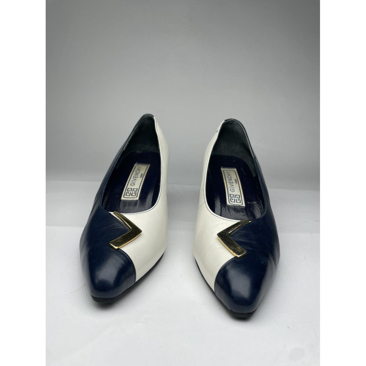 Givenchy White Leather Heel Size US 5 / IT 35 - 5 Thumbnail