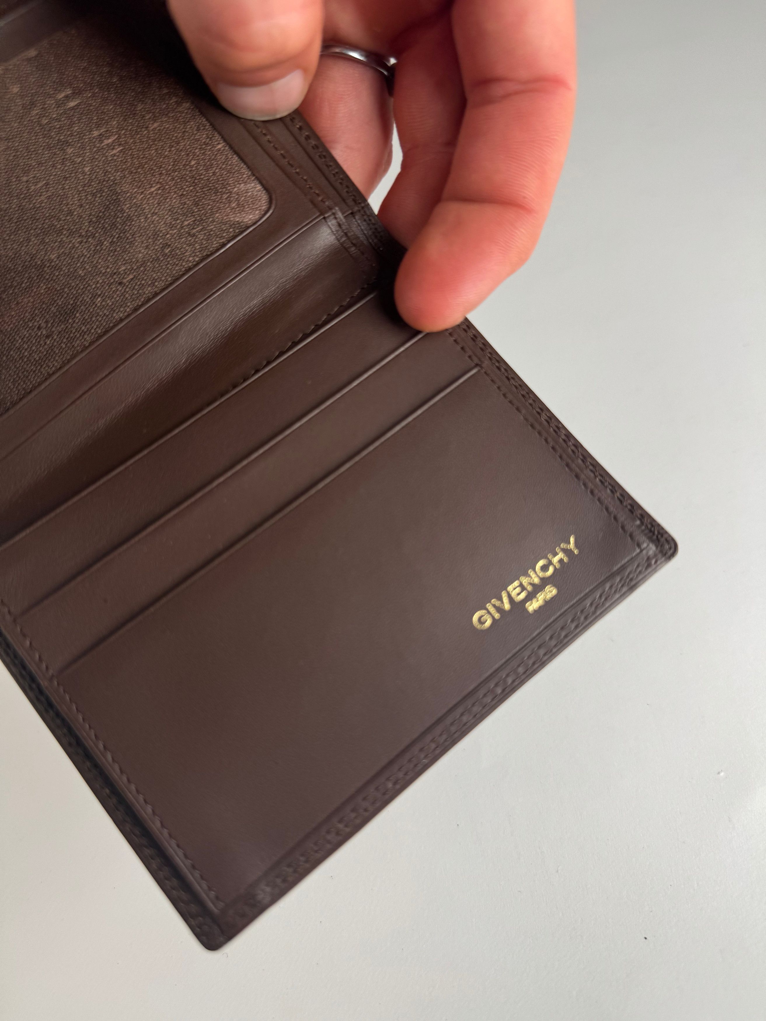 Givenchy Vintage leather Card Holder Brown Size ONE SIZE - 8 Thumbnail