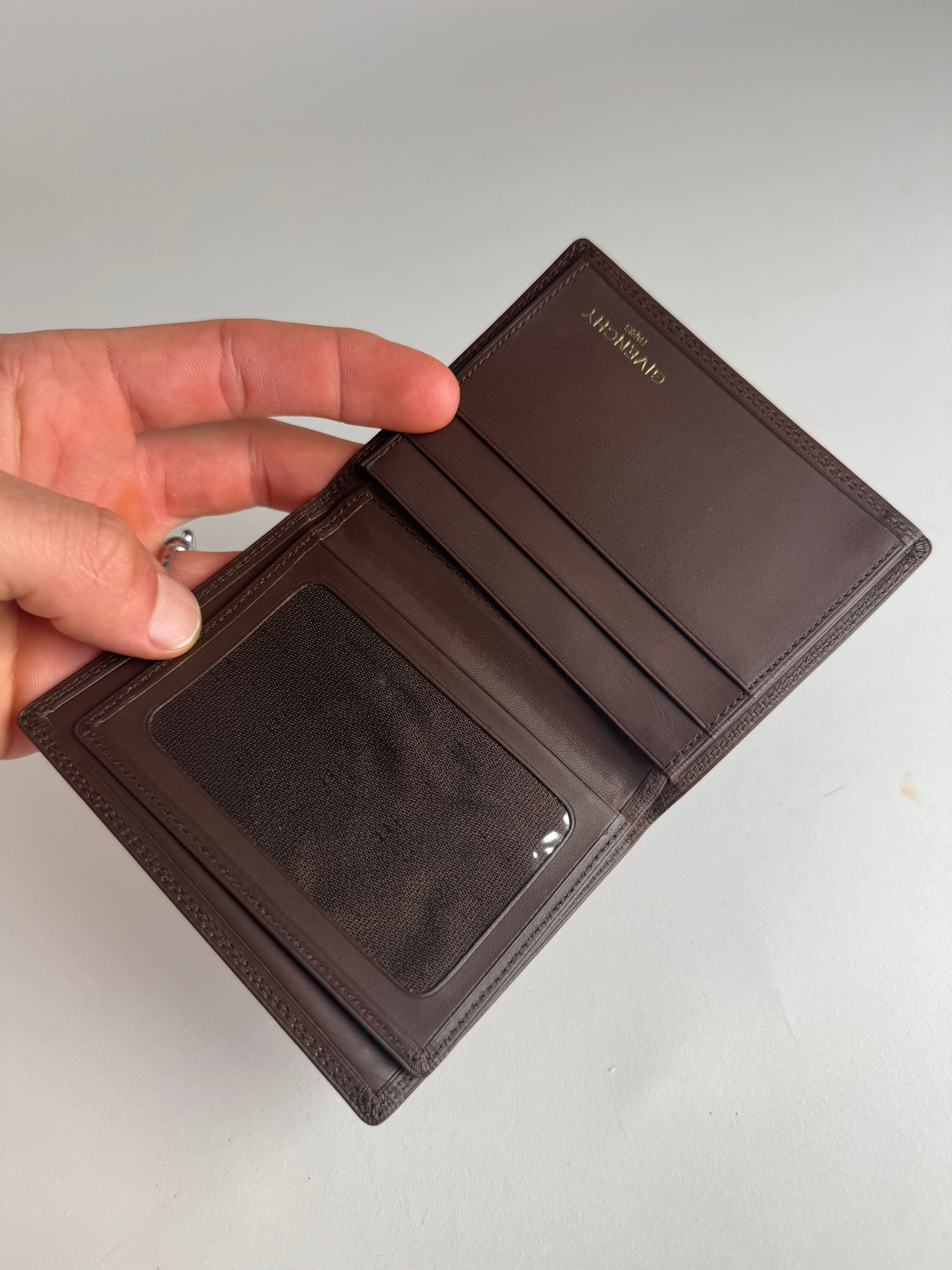 Givenchy Vintage leather Card Holder Brown Size ONE SIZE - 4 Thumbnail