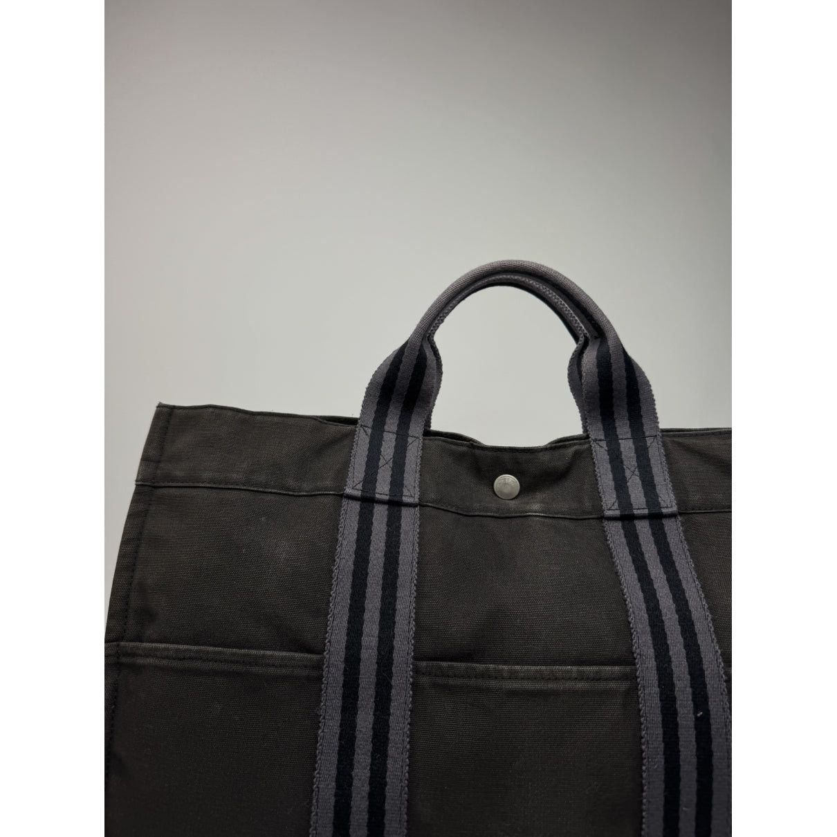 Other Hermès Brown Cotton Handbag Size ONE SIZE - 4 Thumbnail