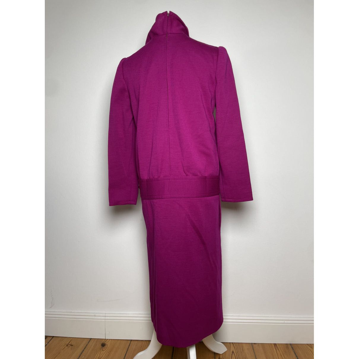 Givenchy Purple Wool Trench Coat Size S / US 4 / IT 40 - 3 Thumbnail