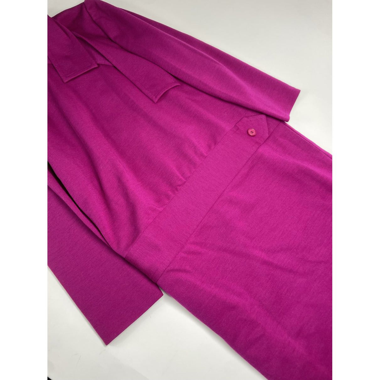 Givenchy Purple Wool Trench Coat Size S / US 4 / IT 40 - 5 Thumbnail
