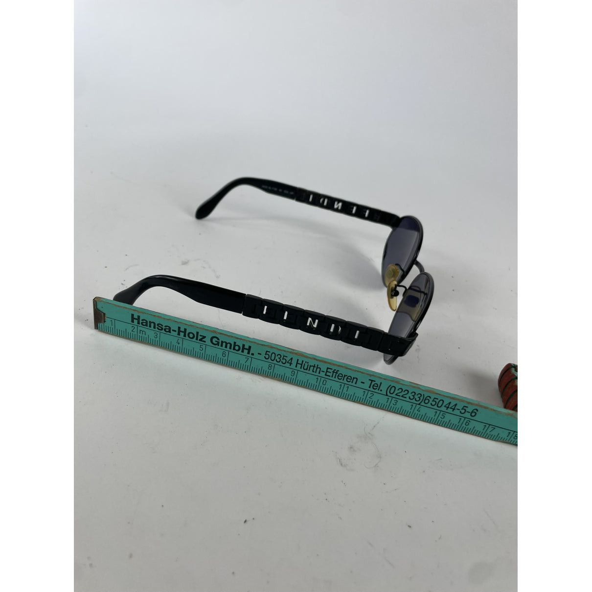 Fendi Black Metal Sunglasses Size ONE SIZE - 5 Thumbnail