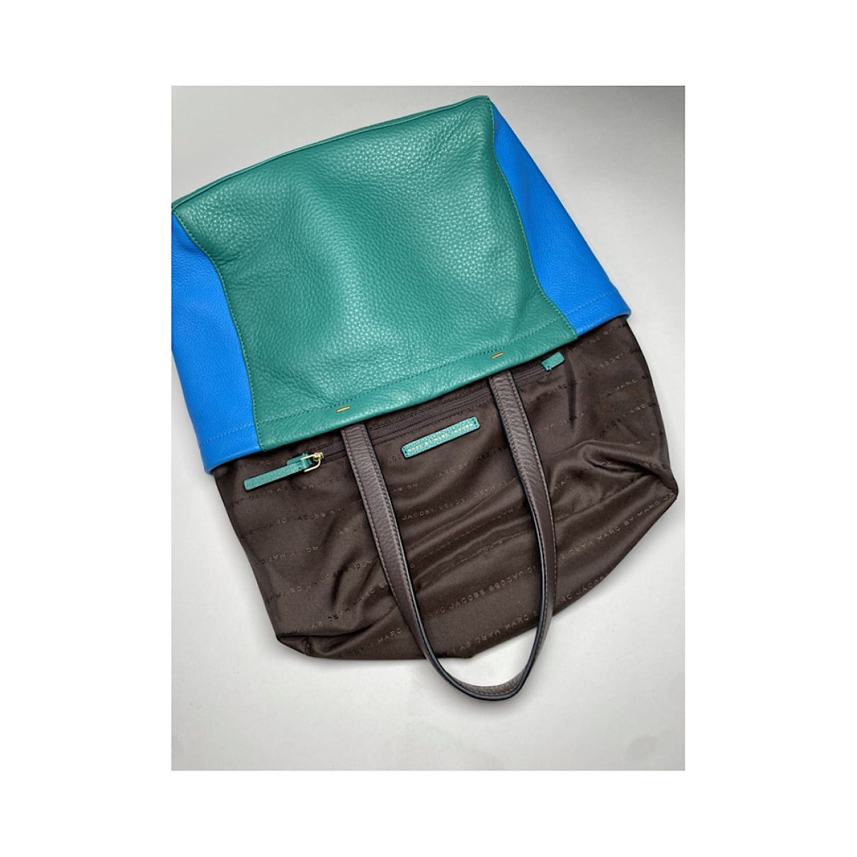 Marc by Marc Jacobs Green Leather Handbag Size ONE SIZE - 3 Thumbnail