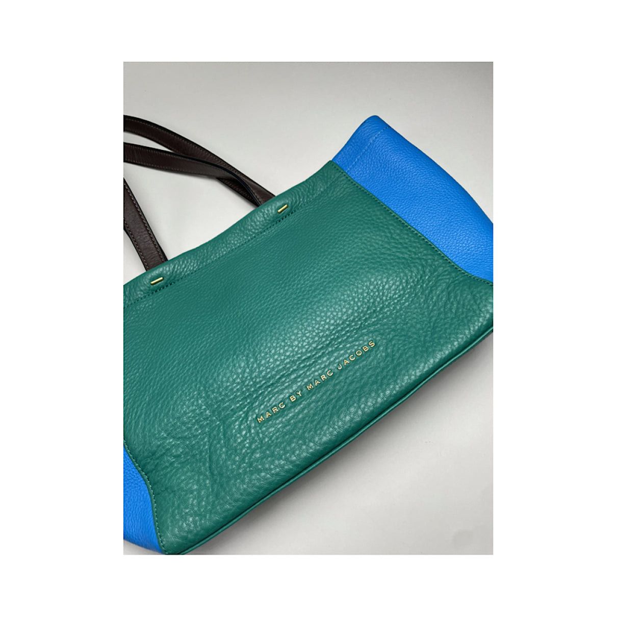 Marc by Marc Jacobs Green Leather Handbag Size ONE SIZE - 2 Thumbnail