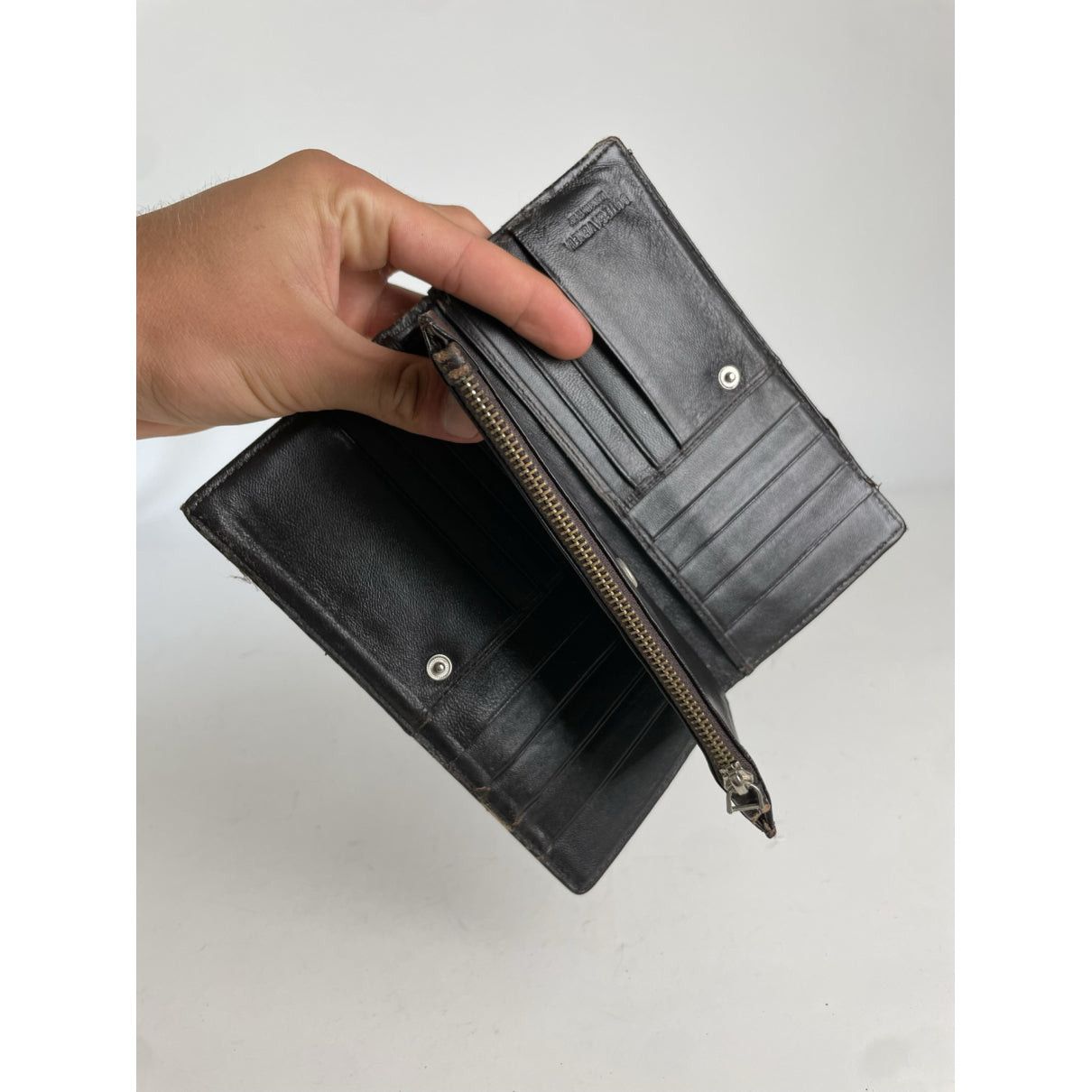 Bottega Veneta Intrecciato Brown Leather Wallet Size ONE SIZE - 5 Thumbnail