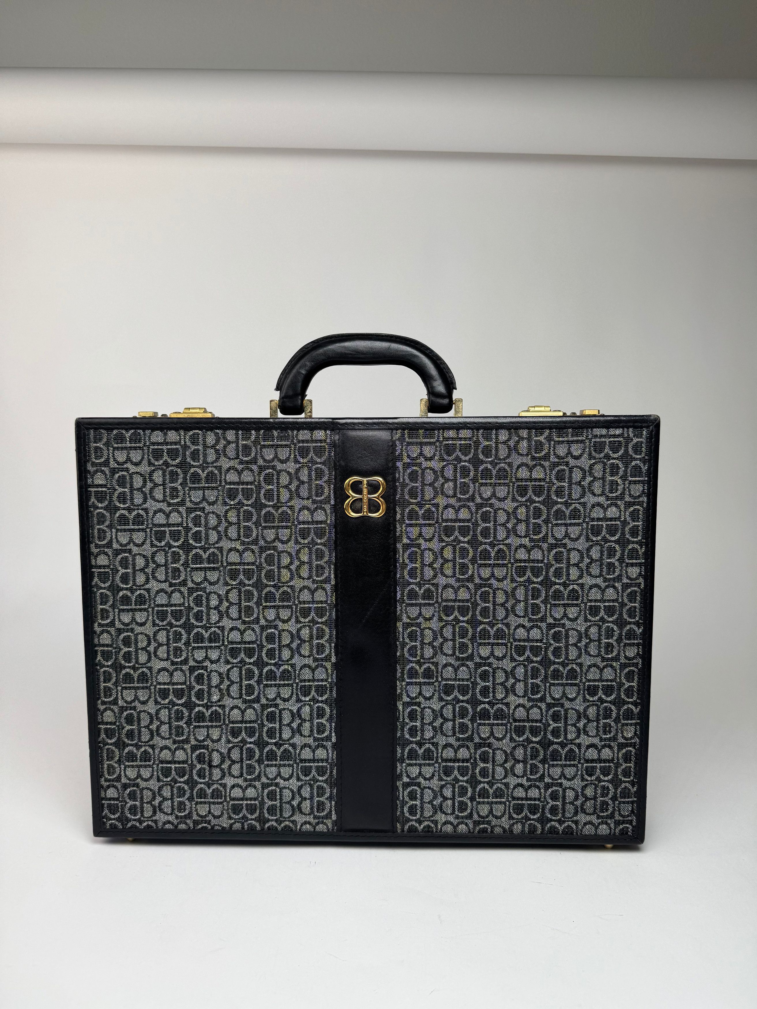 Balenciaga Vintage 70s Monogram Suitcase Size ONE SIZE - 11 Thumbnail