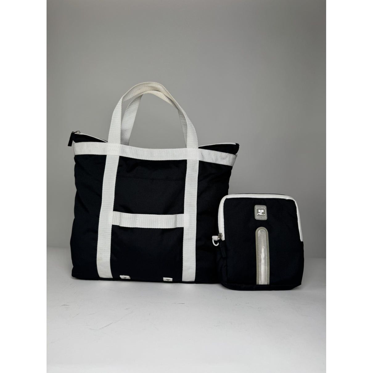Courreges Courrèges Black Cotton Handbag Size ONE SIZE - 2 Thumbnail