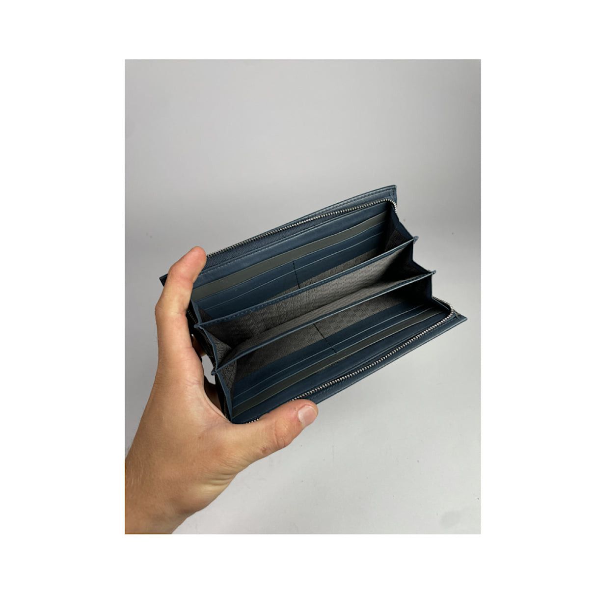 Lanvin Blue Leather Wallet Size ONE SIZE - 3 Thumbnail