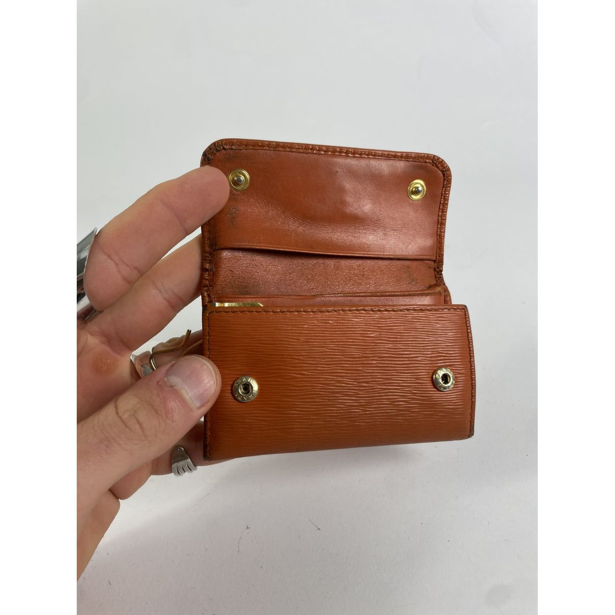 Prada Orange Leather Purse Size ONE SIZE - 4 Thumbnail