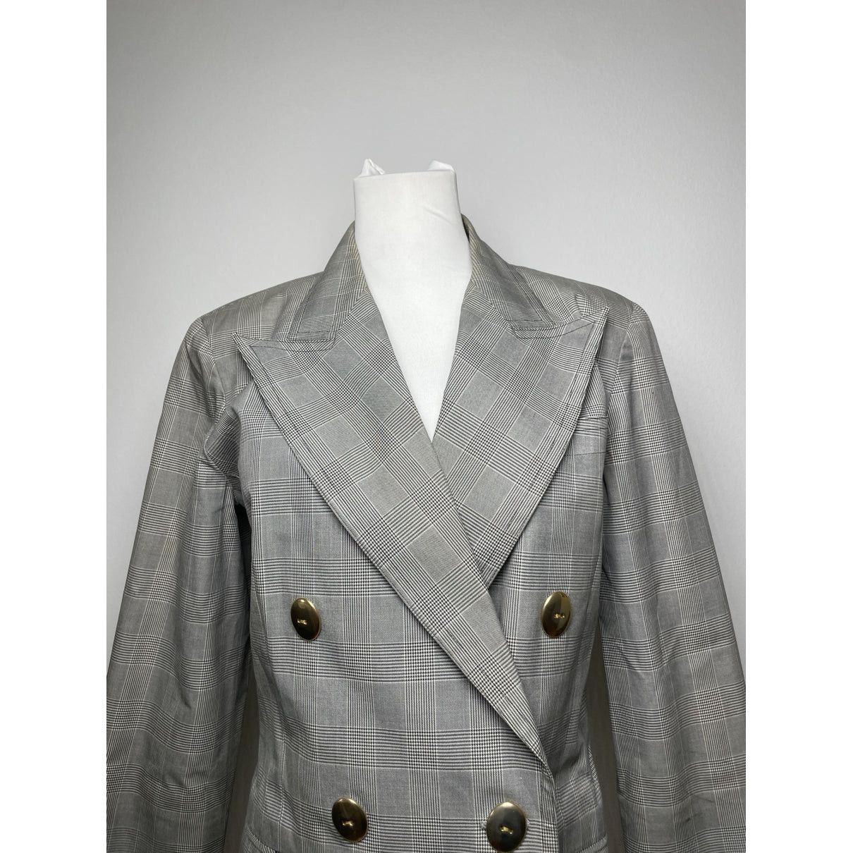 Dior Grey Wool Trench Coat Size L / US 10 / IT 46 - 2 Thumbnail