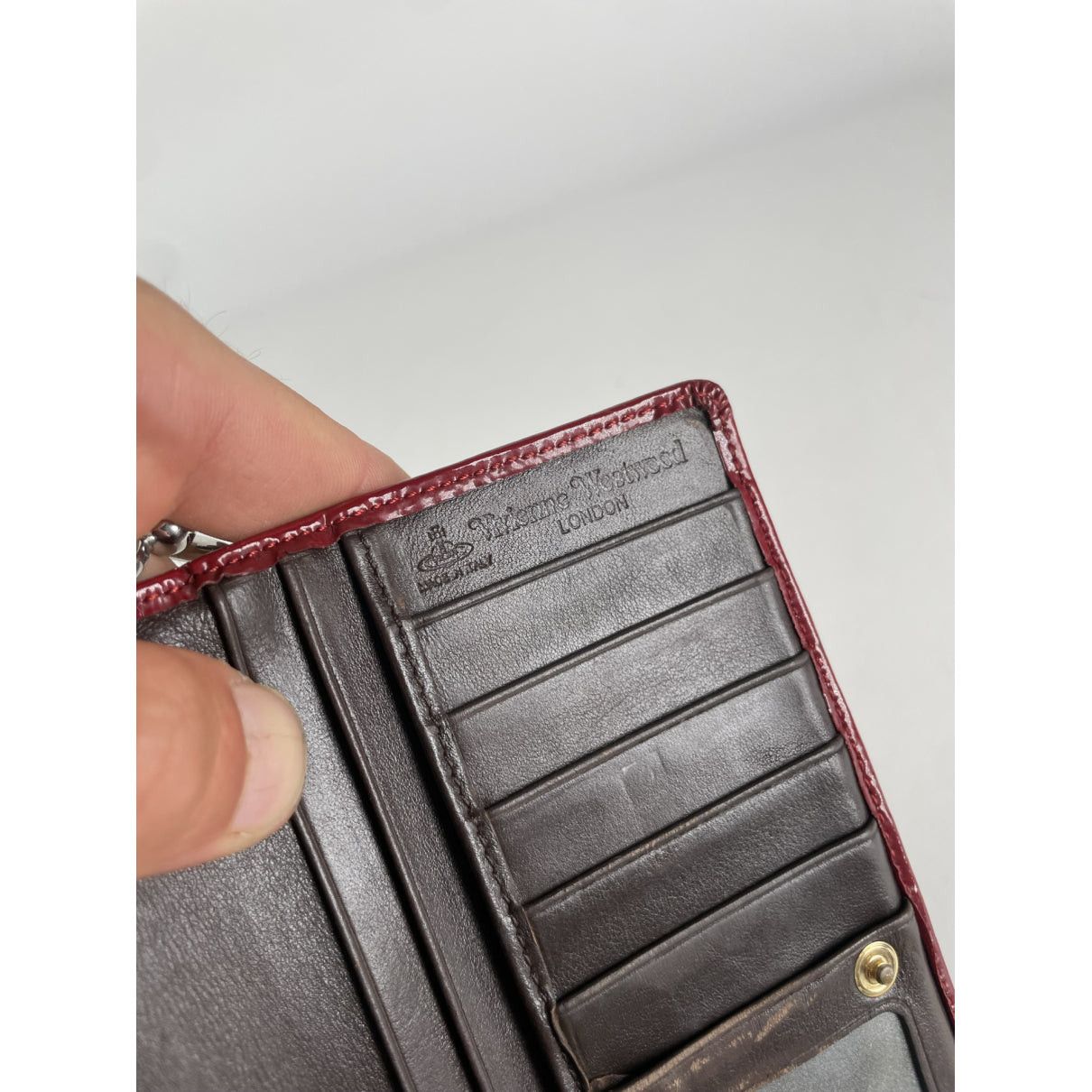 Vivienne Westwood Purple Patent Leather Wallet Size ONE SIZE - 4 Thumbnail