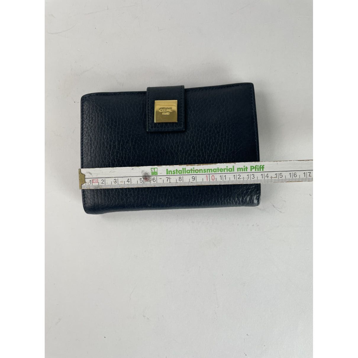 Celine Triomphe Blue Leather Wallet Size ONE SIZE - 3 Thumbnail