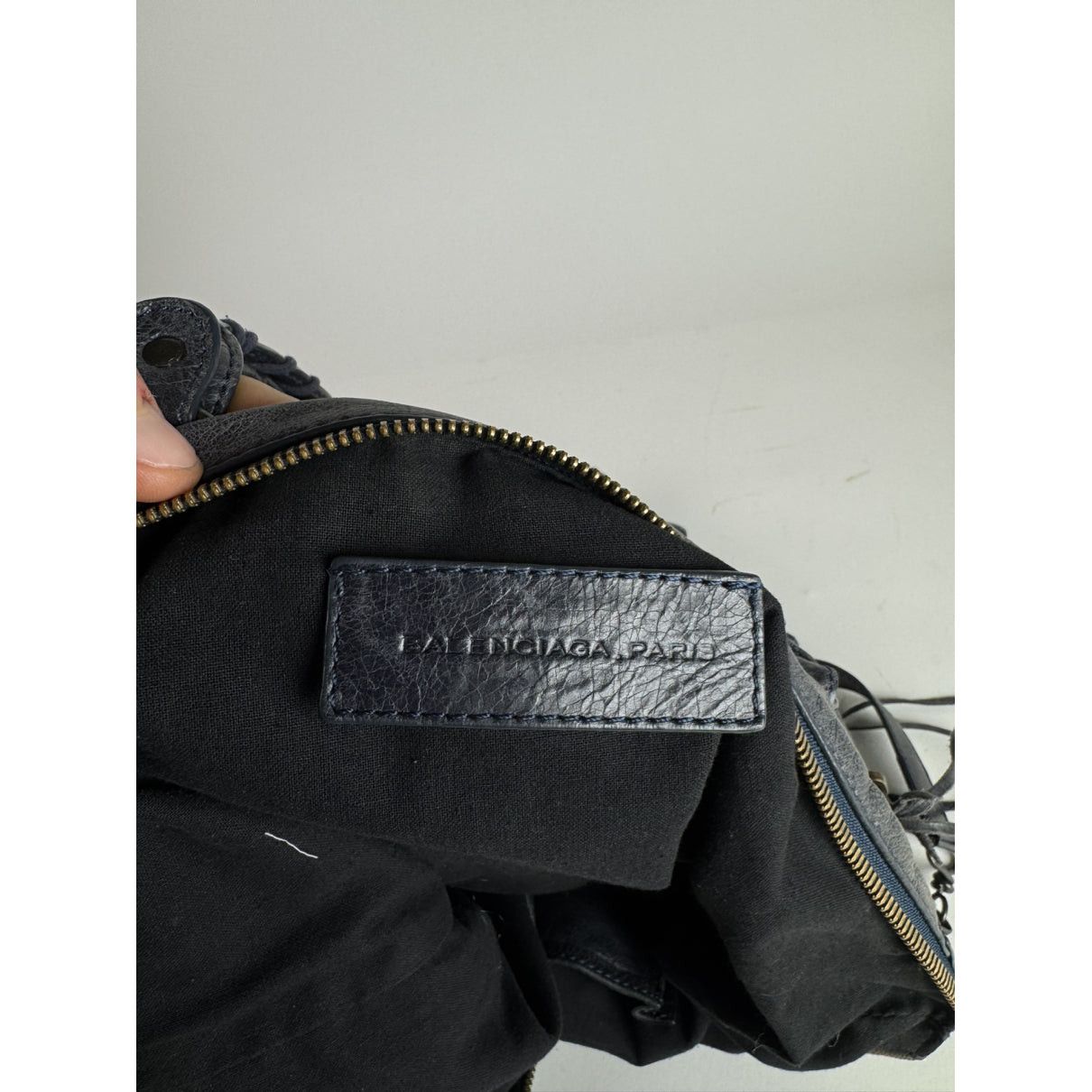 Balenciaga City Navy Leather Handbag Size ONE SIZE - 5 Thumbnail