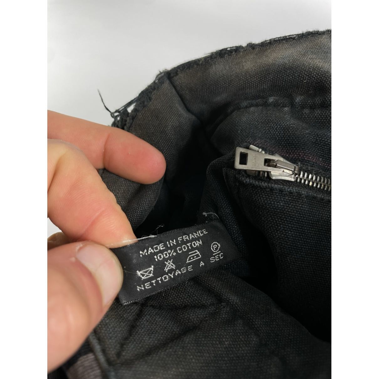 Other Hermès Black Cotton Handbag Size ONE SIZE - 4 Thumbnail
