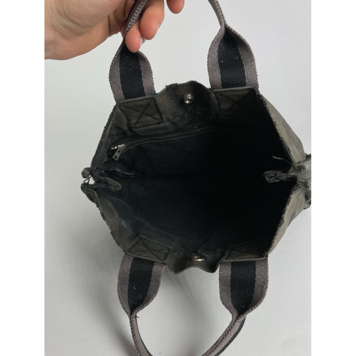 Other Hermès Black Cotton Handbag Size ONE SIZE - 2 Thumbnail