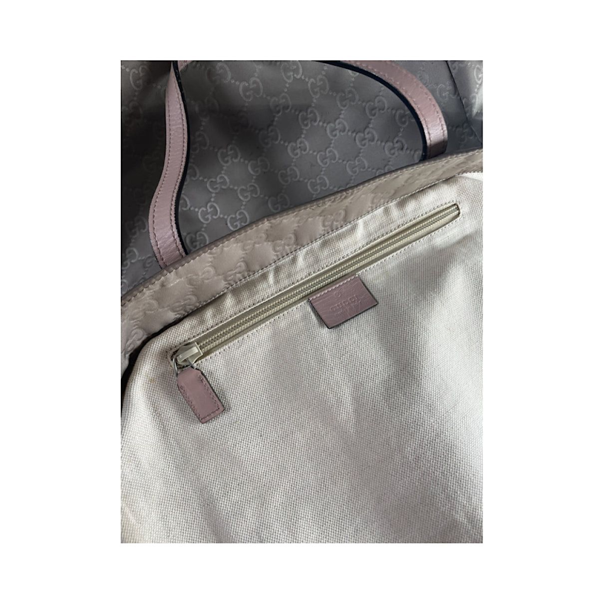 Gucci Jackie Vintage Silver Polyester Handbag Size ONE SIZE - 5 Thumbnail
