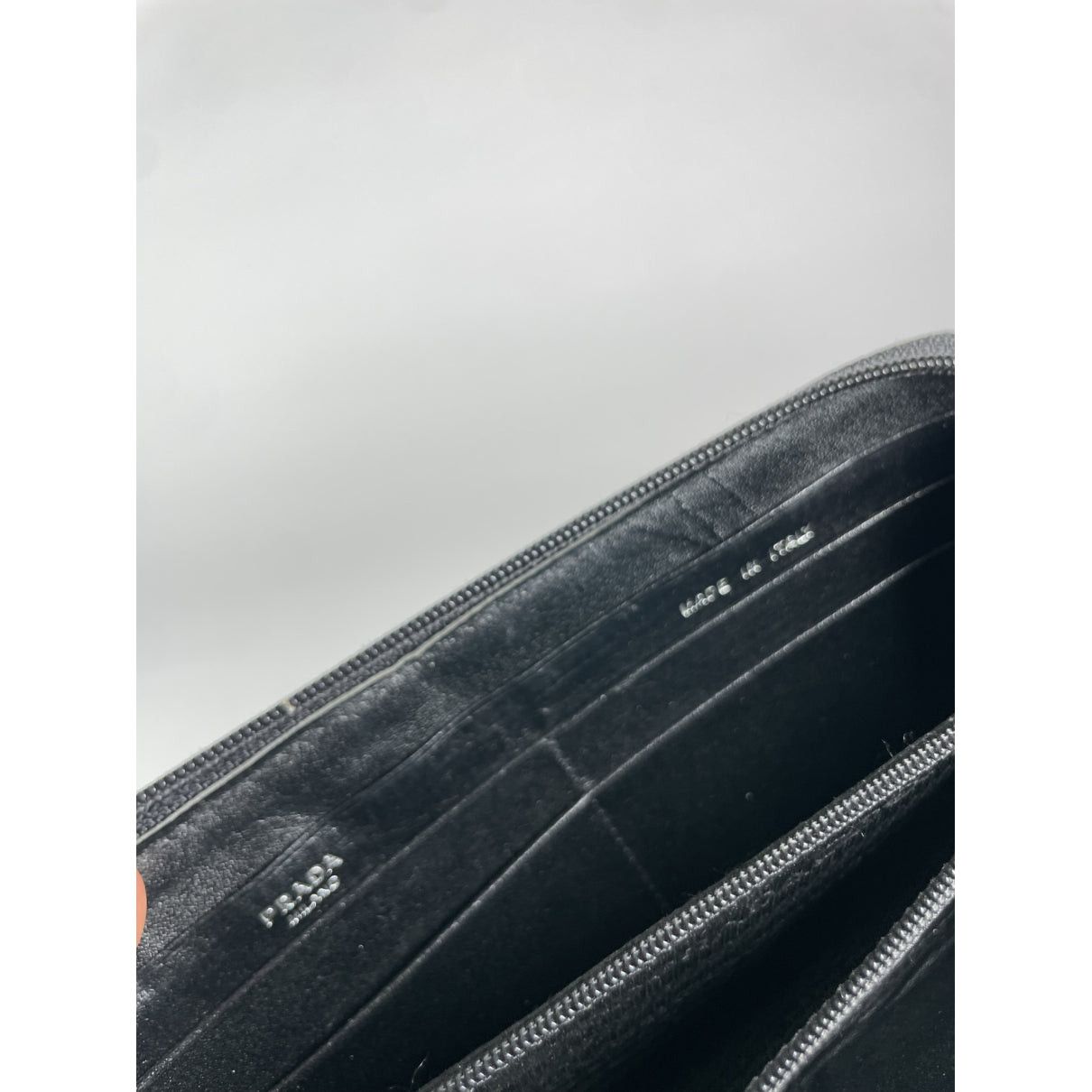 Prada Black Cotton Wallet Size ONE SIZE - 4 Thumbnail