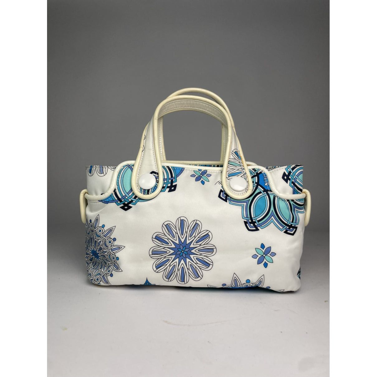 Emilio Pucci White Cotton Handbag Size ONE SIZE - 4 Thumbnail