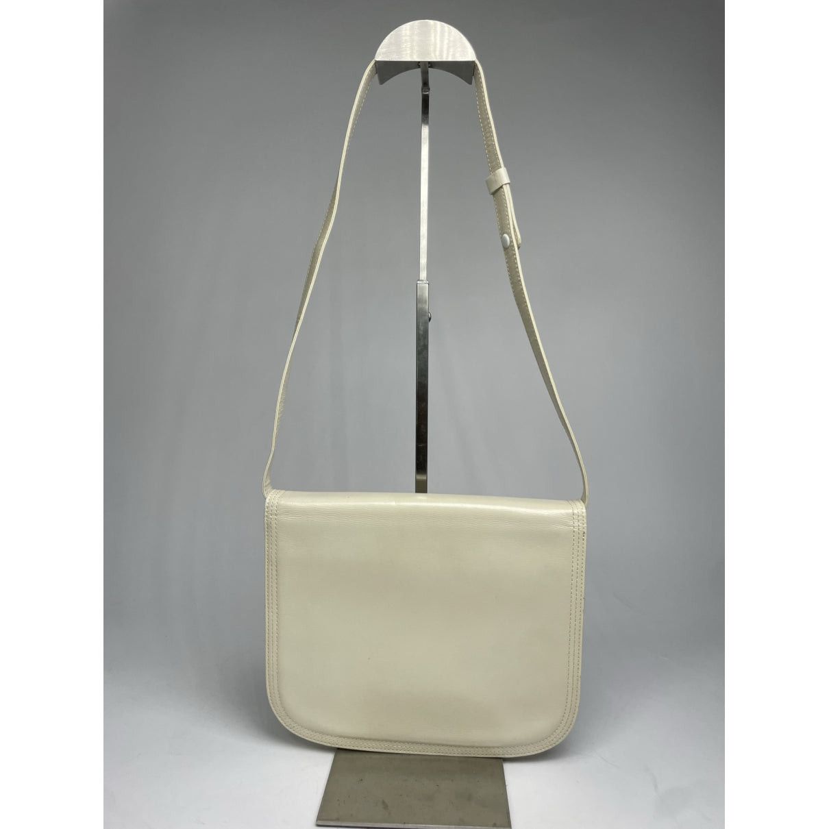 Yves Saint Laurent White Leather Handbag Size ONE SIZE - 3 Thumbnail
