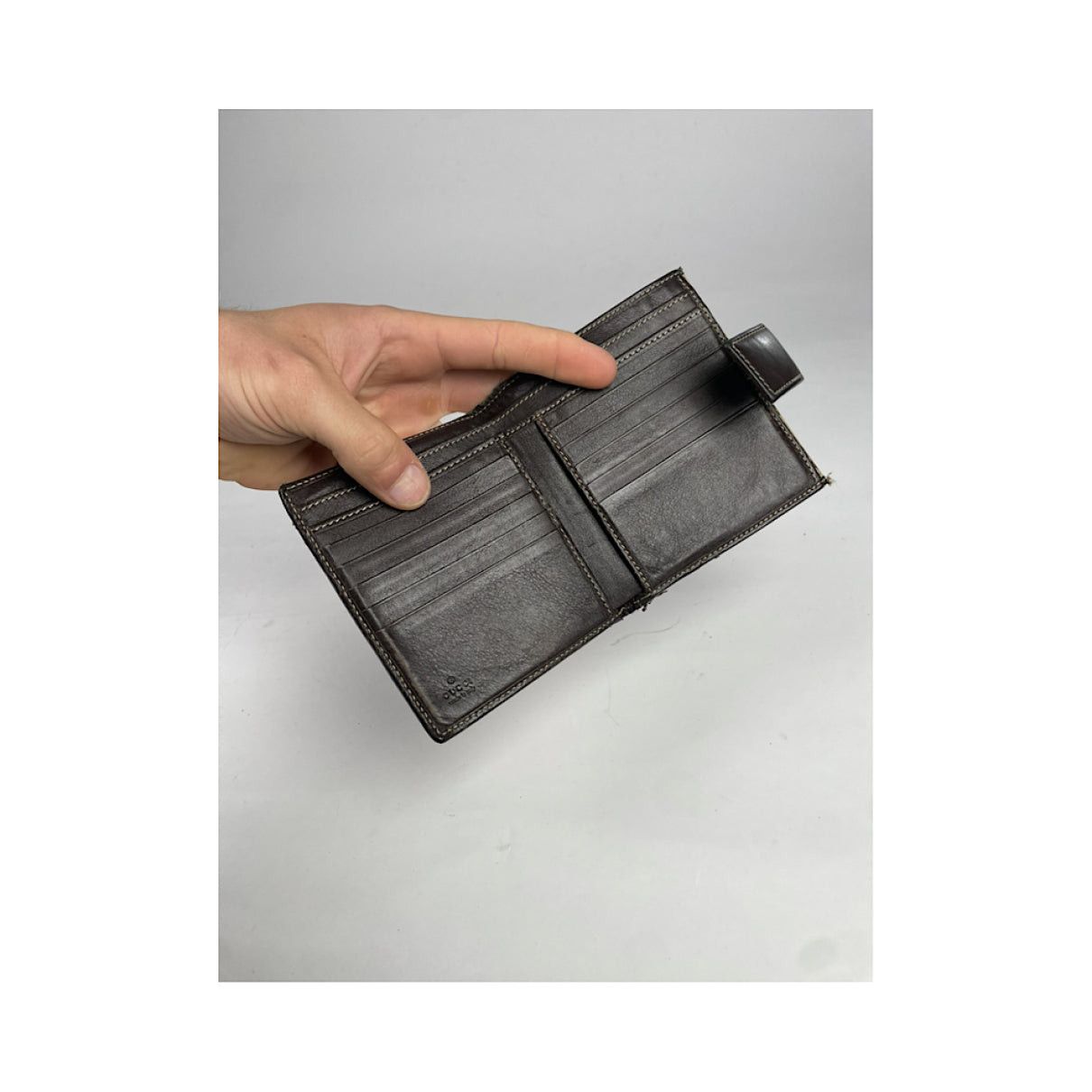 Gucci Interlocking Beige Leather Wallet Size ONE SIZE - 5 Thumbnail