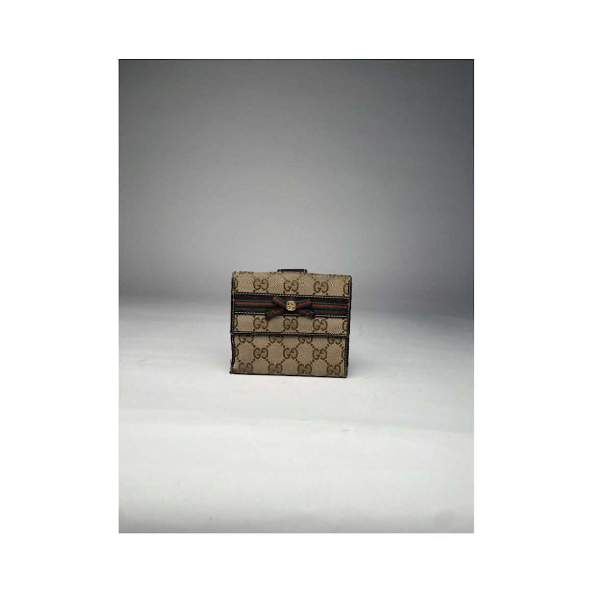 Gucci Interlocking Beige Leather Wallet Size ONE SIZE - 2 Thumbnail