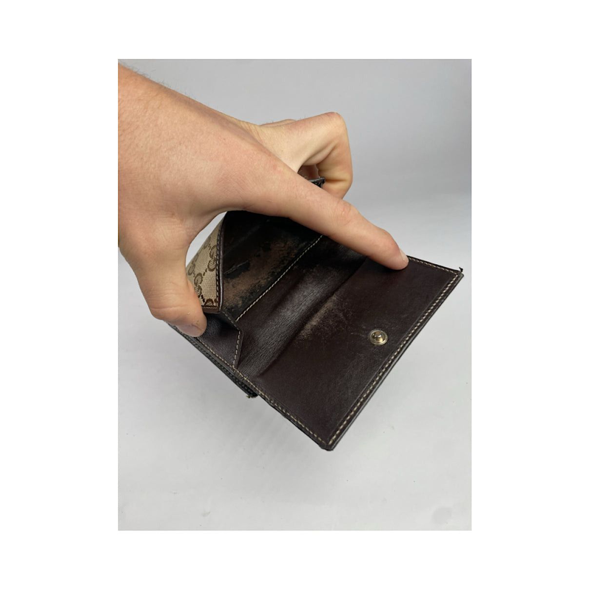 Gucci Interlocking Beige Leather Wallet Size ONE SIZE - 4 Thumbnail