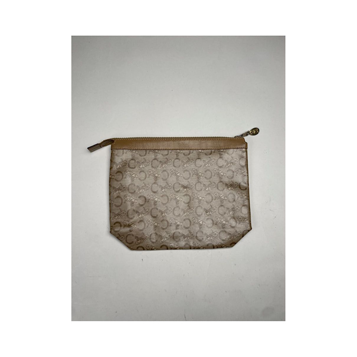 Celine Triomphe Vintage Brown Leather Clutch Bag Size ONE SIZE - 5 Thumbnail