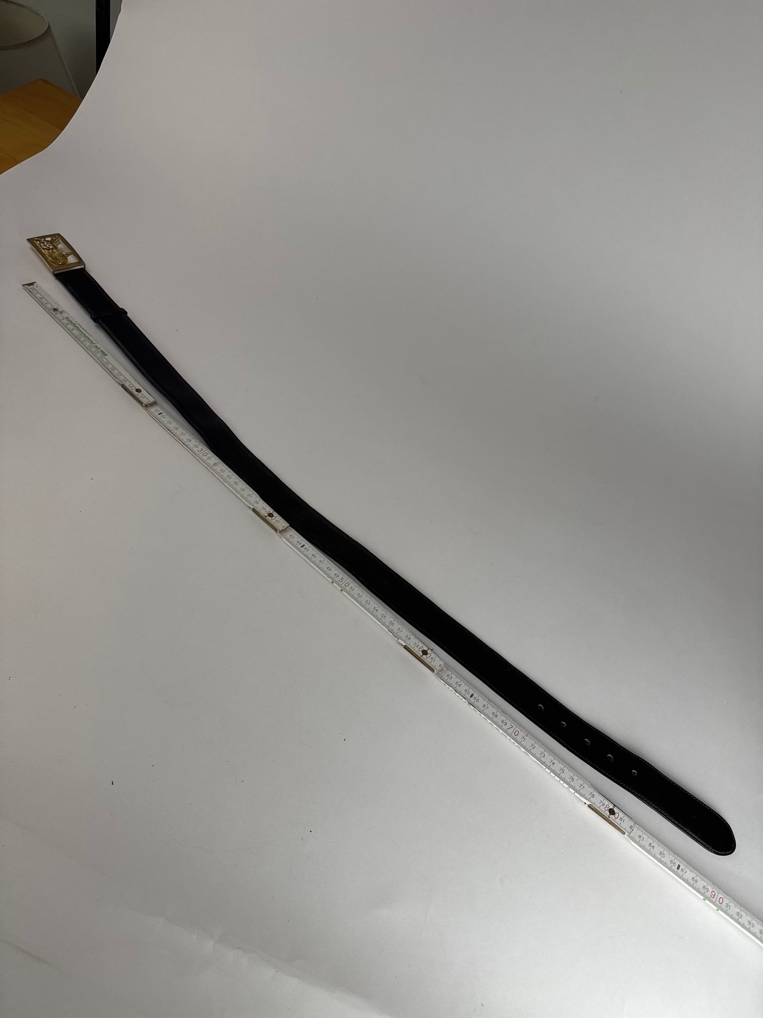 Celine Vintage Paris Leather Belt Size ONE SIZE - 5 Thumbnail