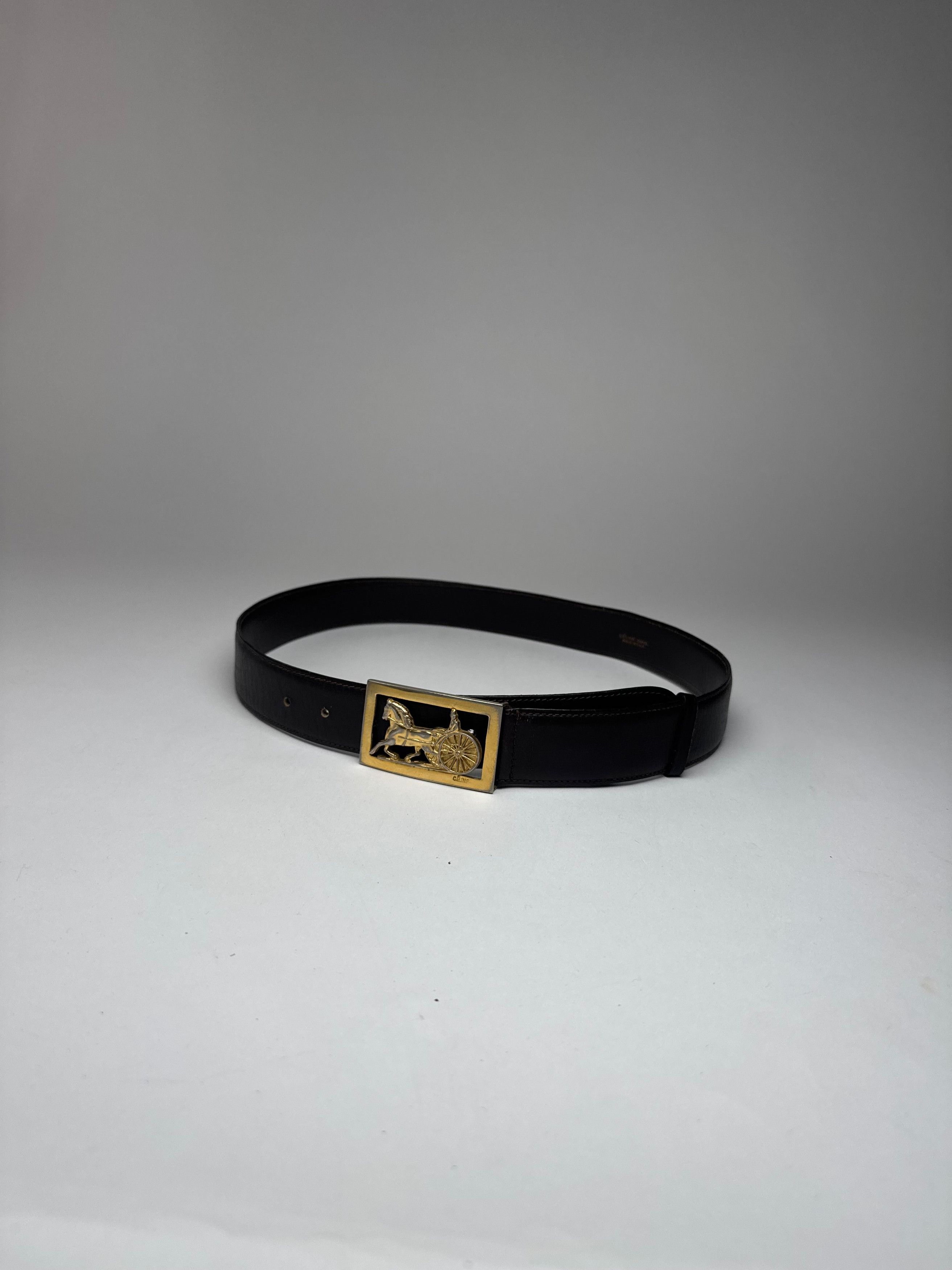 Celine Vintage Paris Leather Belt Size ONE SIZE - 8 Thumbnail