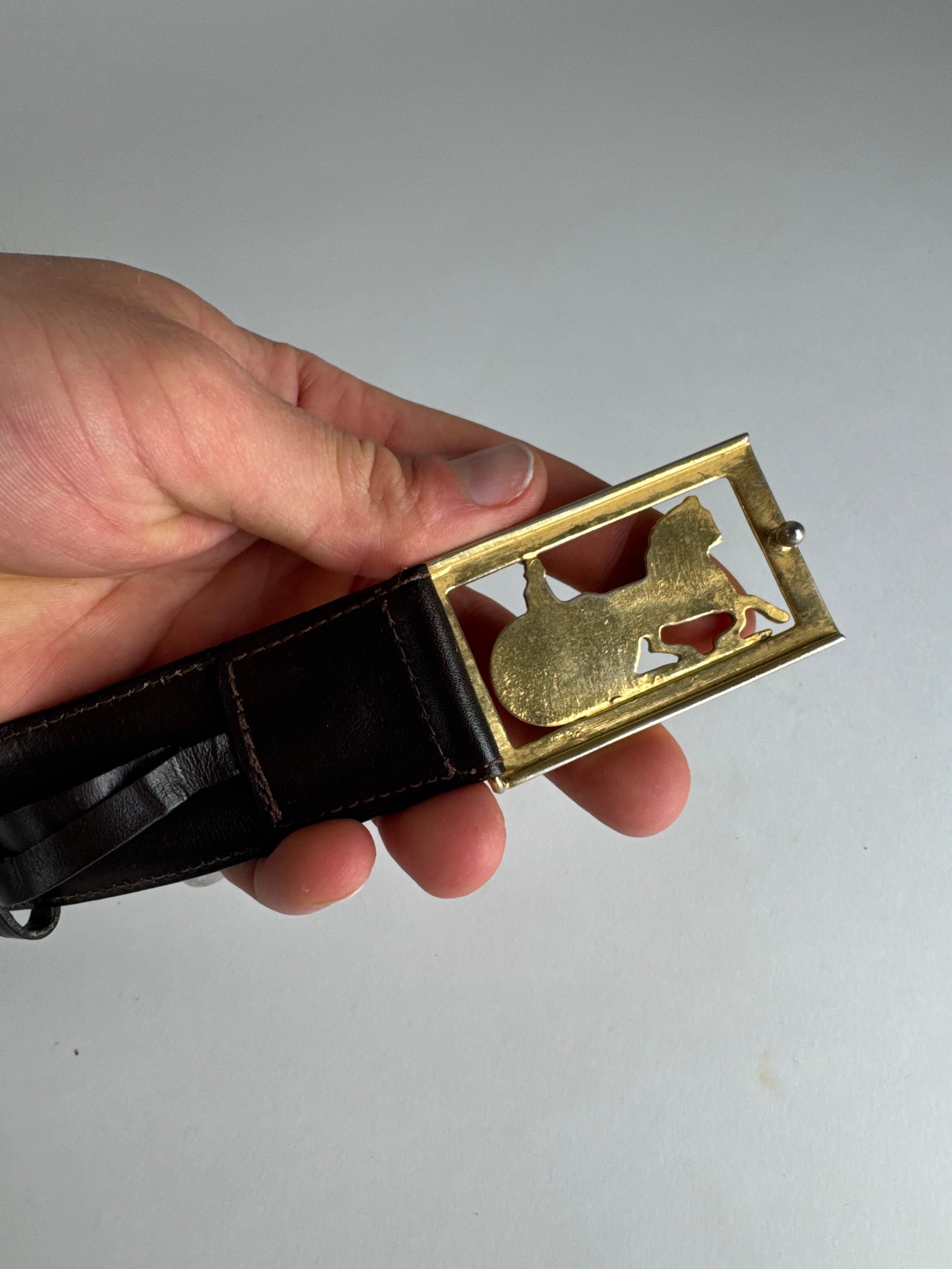 Celine Vintage Paris Leather Belt Size ONE SIZE - 9 Thumbnail
