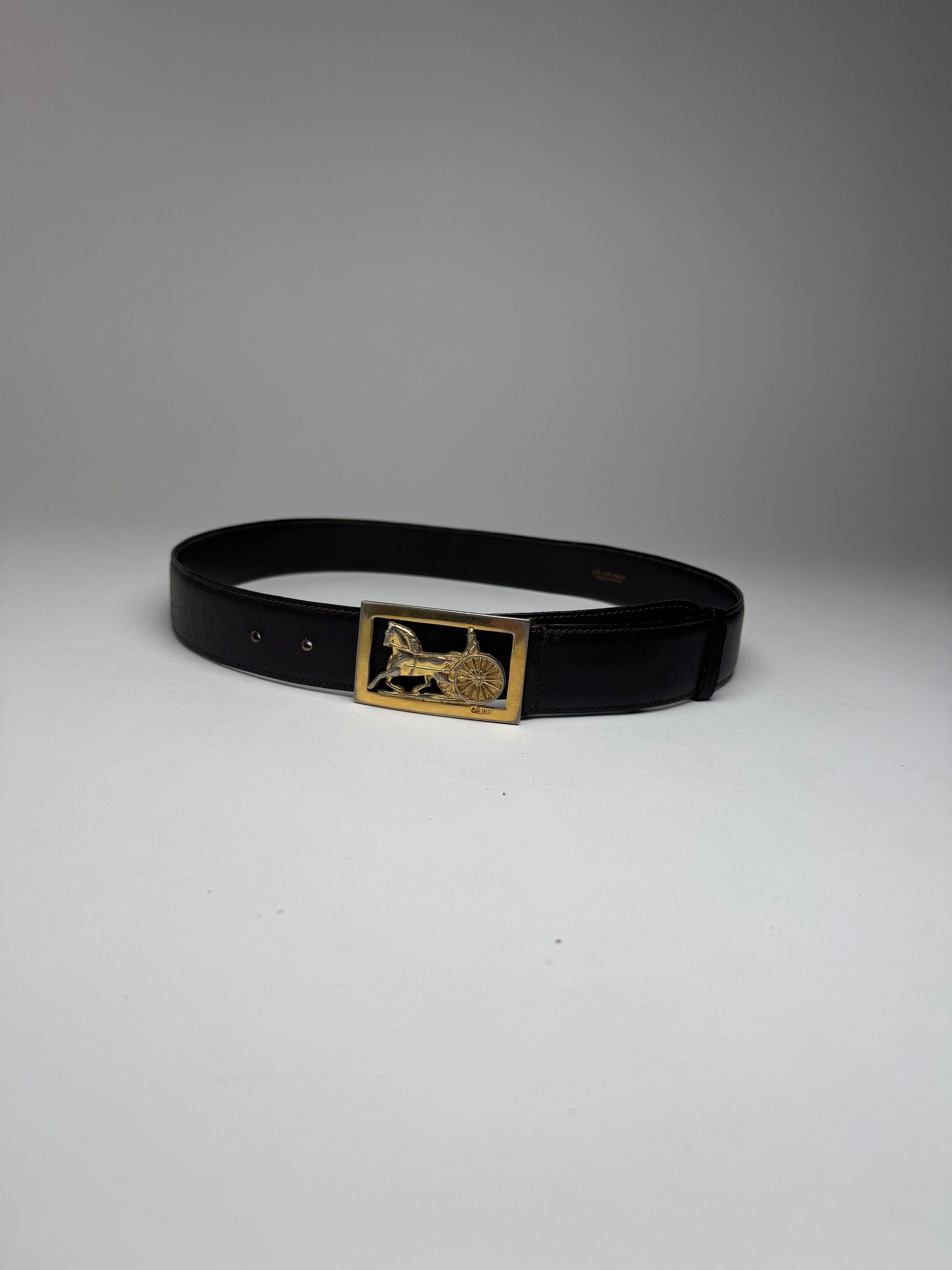 Celine Vintage Paris Leather Belt Size ONE SIZE - 6 Thumbnail