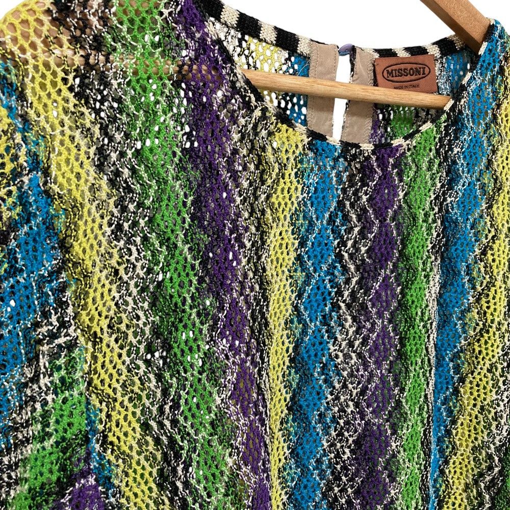 Other Other Missoni Mesh Knit Short Sleeve Top Cotton Tops DUTY FREE for USA Size ONE SIZE - 2 Thumbnail