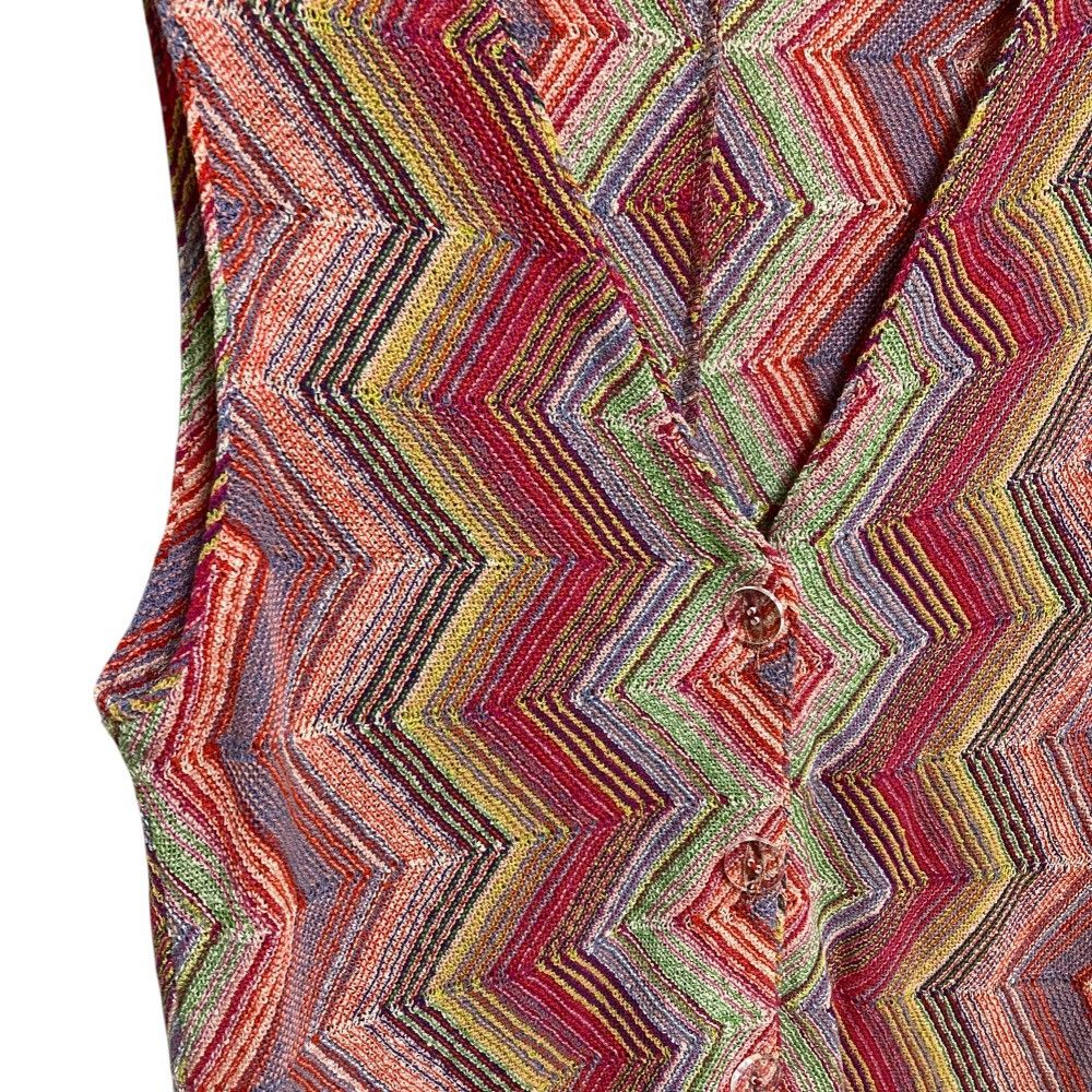 Other Other Missoni Chevron Stripe Wool Knit Vest Others Tops DUTY FREE for USA Size ONE SIZE - 2 Thumbnail