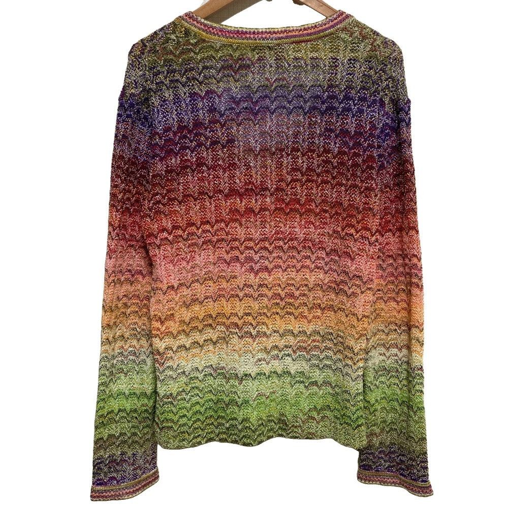 Other Other Missoni Chevron Gradient Knit Cardigan Others Tops DUTY FREE for USA Size ONE SIZE - 4 Thumbnail