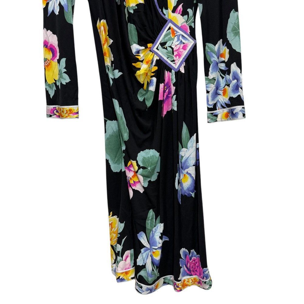 Other Other LEONARD PARIS Flower Print Silk Dress Others Dresses DUTY FREE for USA Size ONE SIZE - 4 Thumbnail