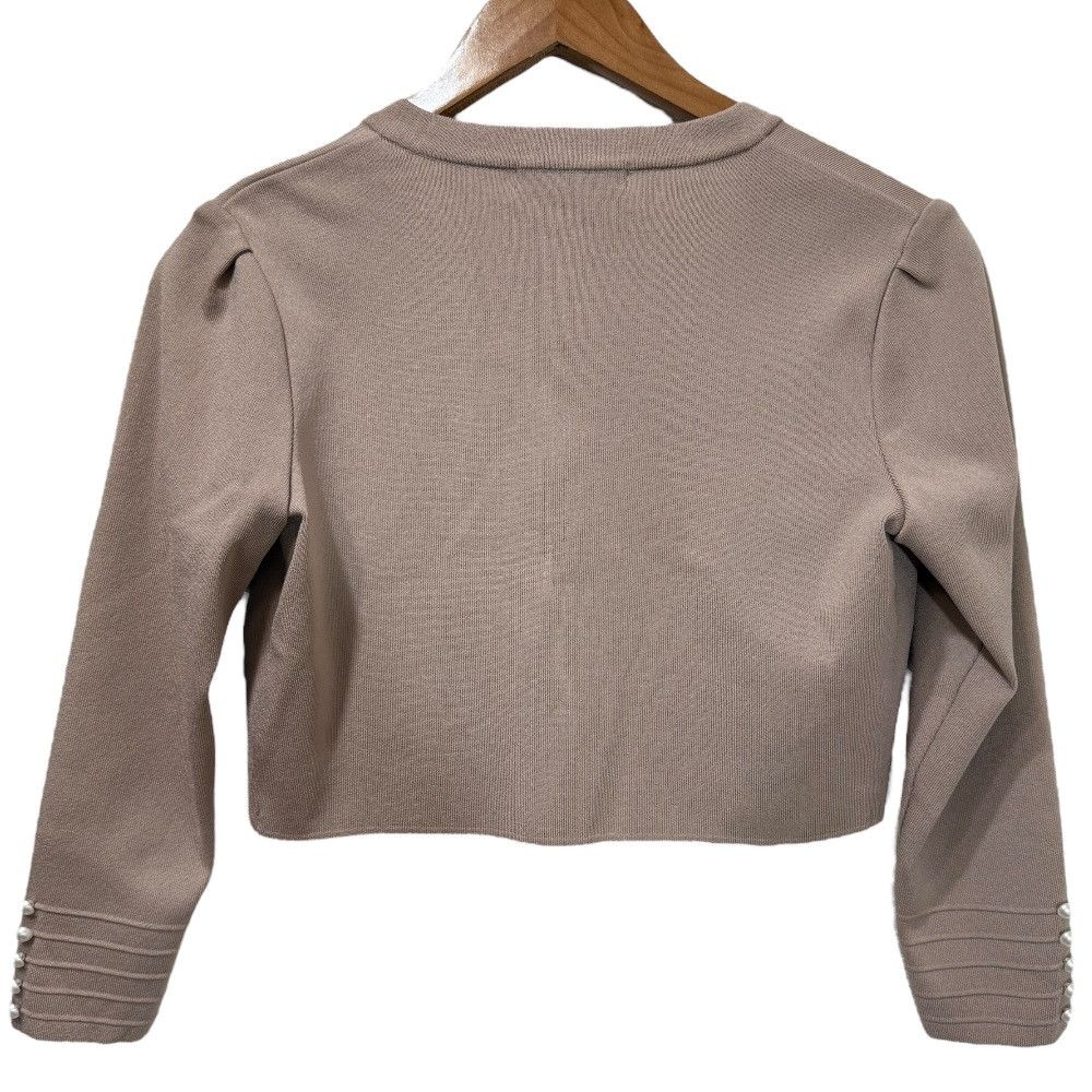Other Other Rene Open Front Bolero Fake Pearl Short Cardigan Others Tops DUTY FREE for USA Size ONE SIZE - 2 Thumbnail
