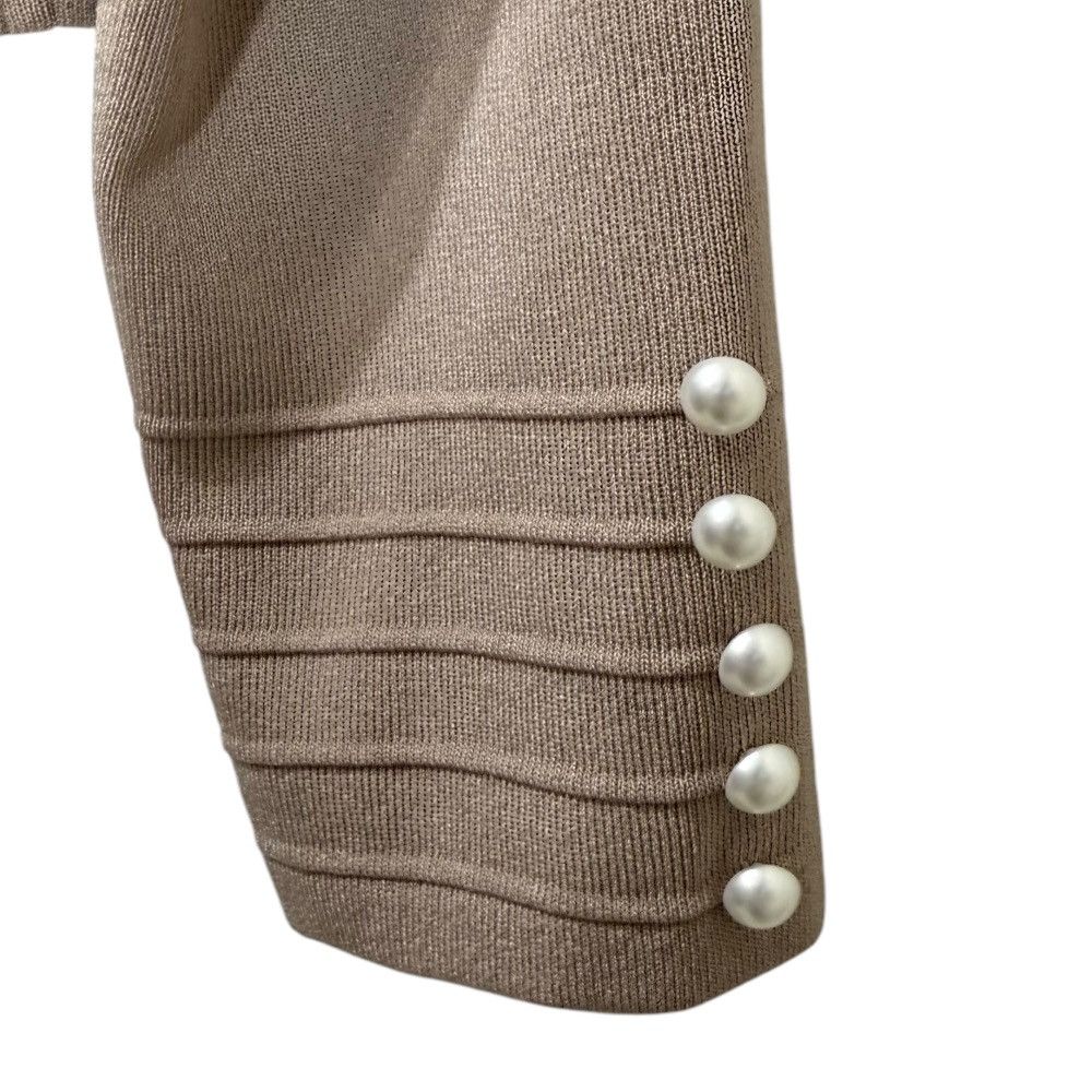 Other Other Rene Open Front Bolero Fake Pearl Short Cardigan Others Tops DUTY FREE for USA Size ONE SIZE - 3 Thumbnail