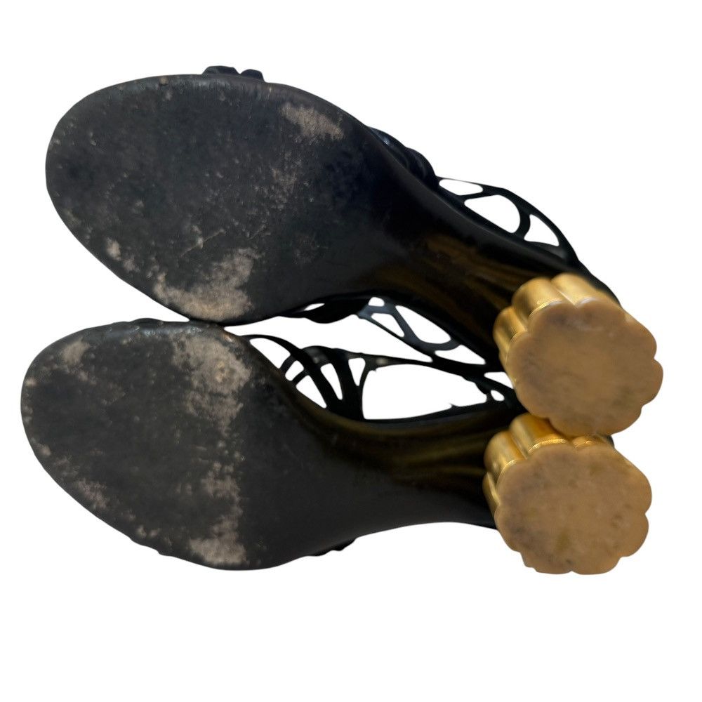Salvatore Ferragamo Salvatore Ferragamo Salvatore Ferragamo Gancini Suede Lace-up Sandals Suede Shoes DUTY FREE for USA Size ONE SIZE - 7 Thumbnail
