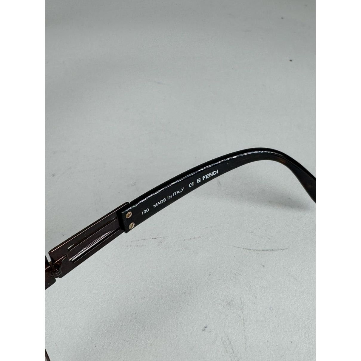 Fendi Brown Metal Sunglasses Size ONE SIZE - 2 Thumbnail